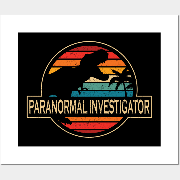 Paranormal Investigator Dinosaur Wall Art by SusanFields